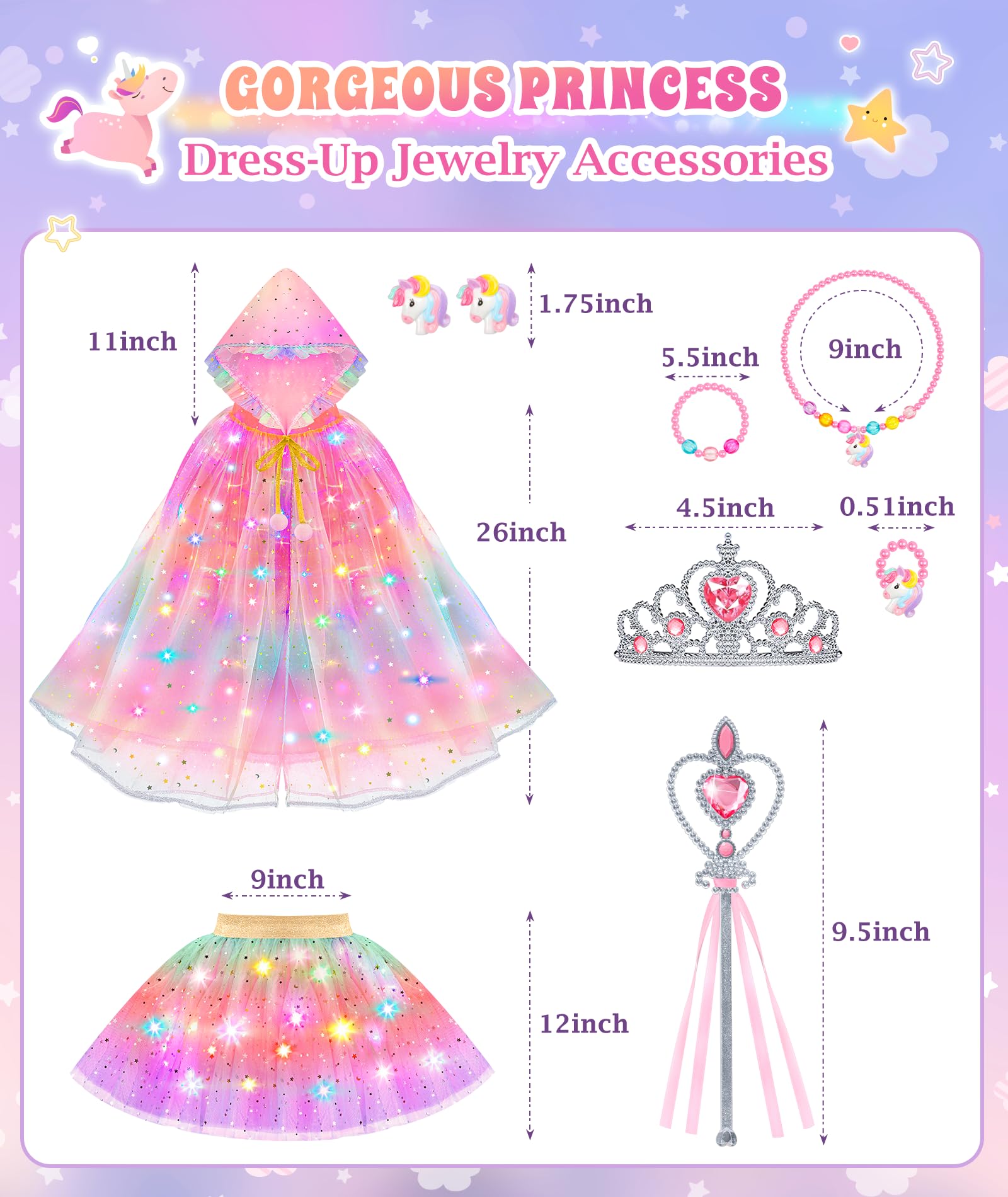 DOLNOW holiday-ready princess costume supports festive performances