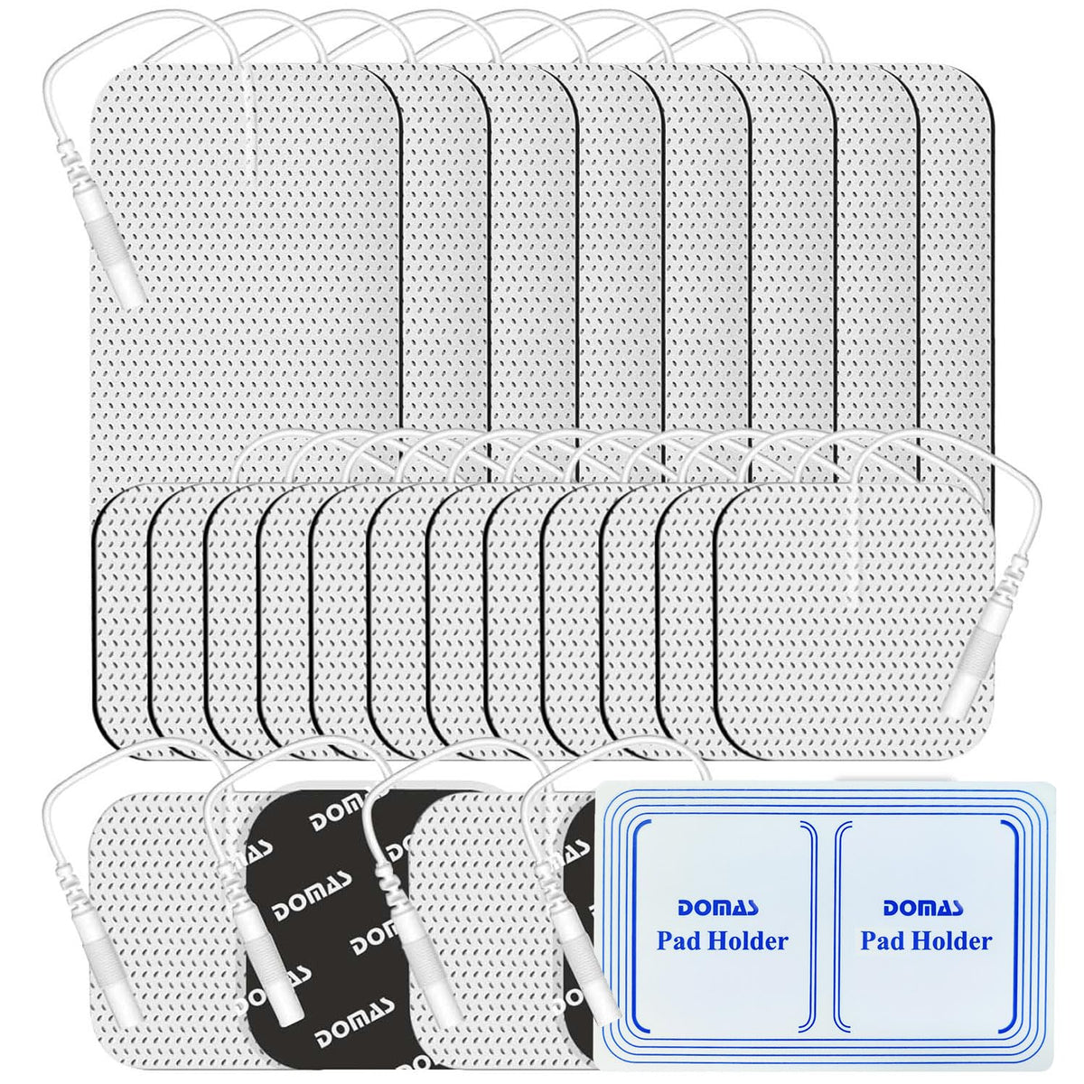 DOMAS 2x2 inch pad for precise coverage and reliable conductivity.