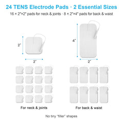 DOMAS 2x4 inch pad for larger areas with secure adhesion.