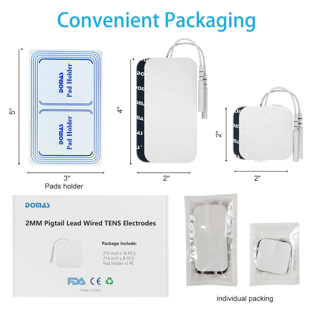 DOMAS hygienic packaging simplifies setup and storage.