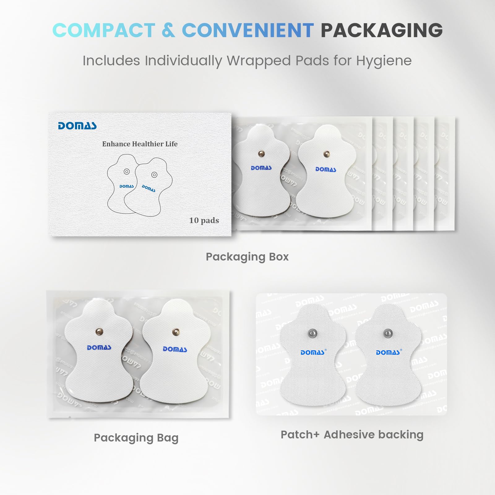 DOMAS pads offer longevity up to 150 uses per pad