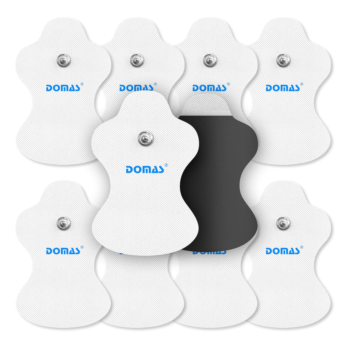 DOMAS replacement pads for Omron PM500-PM400 with secure adhesion