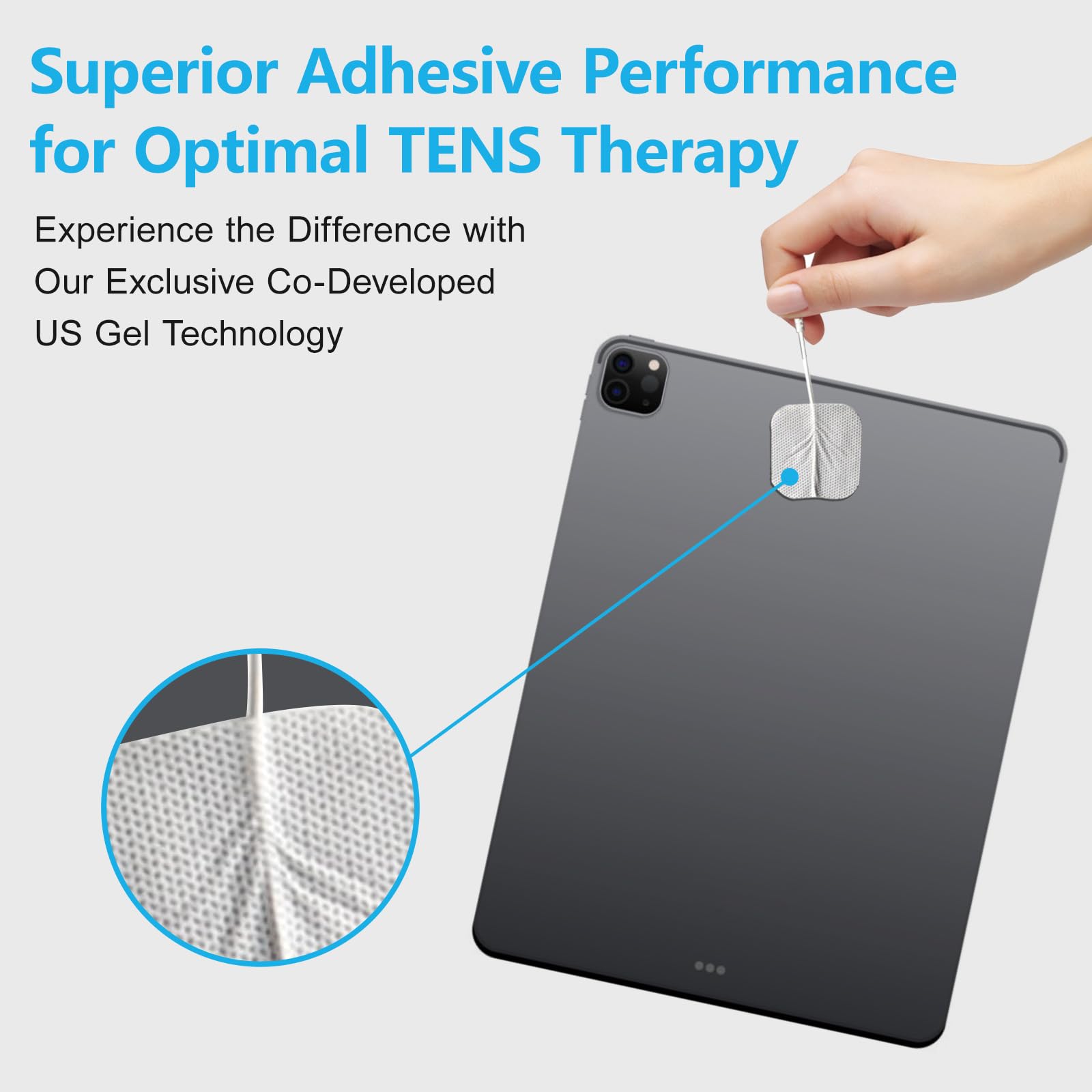 Domas reusable and durable pads support long-term therapy sessions