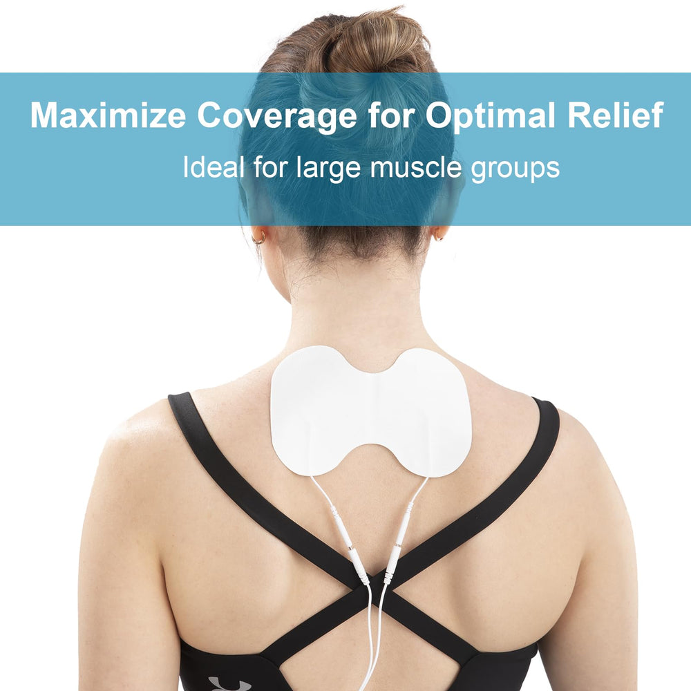 Domas 2x4 pad provides medium coverage for targeted muscle sessions