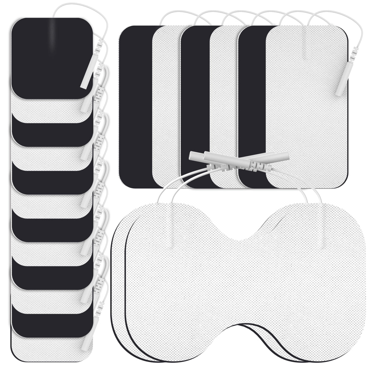 Domas 4x6 XL butterfly electrode pads offer broad back-area coverage for versatile placements