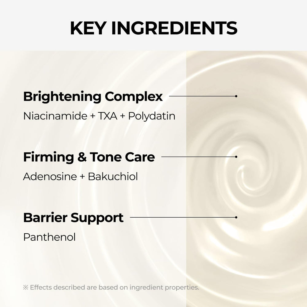 Dominas Dark Spot Corrector Cream bakuchiol ingredient closeup signaling smoothing and barrier support.