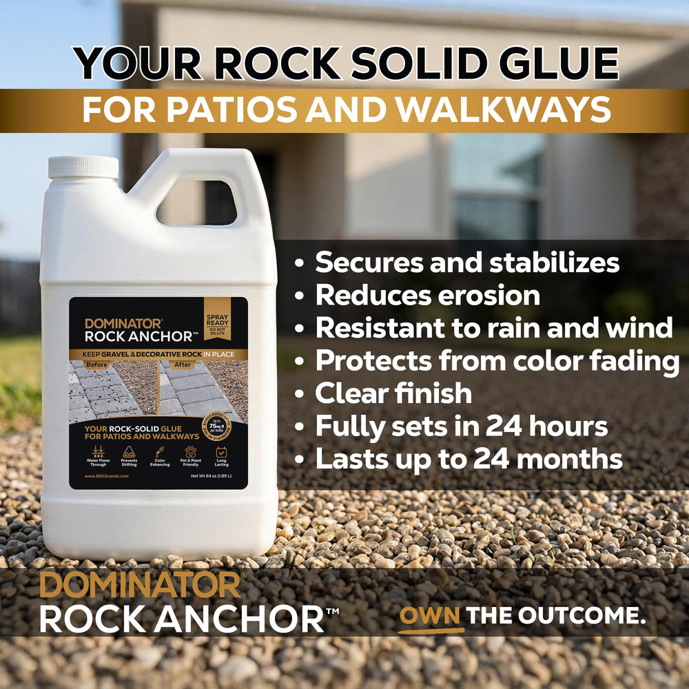 Dominator Rock Anchor DIY-friendly spray makes installation simple for homeowners.