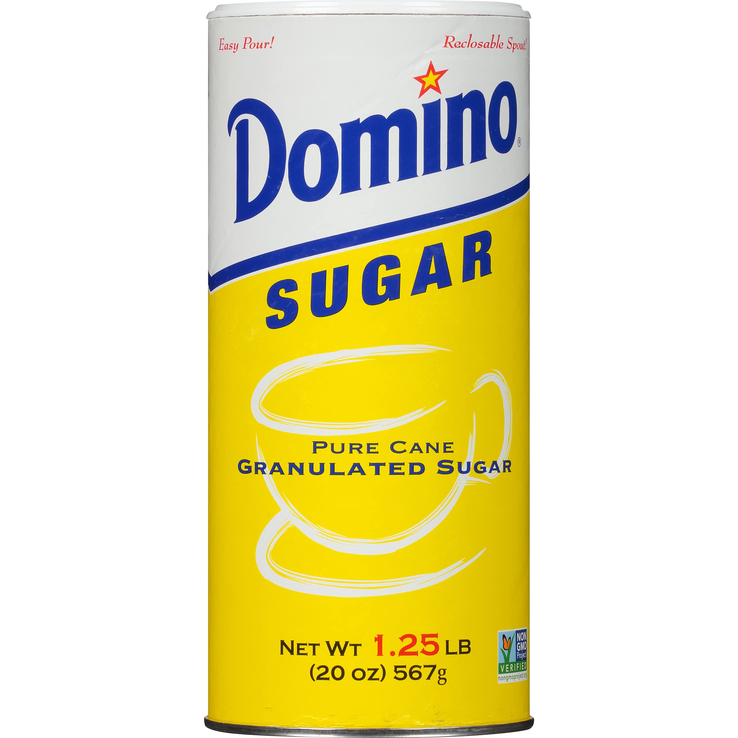 Domino sugar dissolves quickly in hot and cold beverages like coffee and tea.