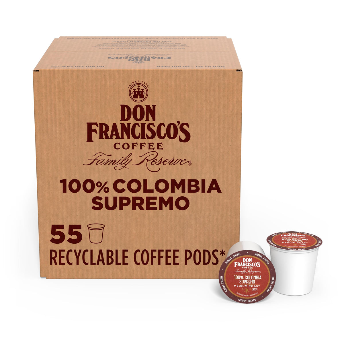 Don Francisco's Keurig pods collection ready for quick, consistent brews