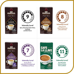 Don Francisco's Old Havana espresso pod with nutty notes and citrus hints.