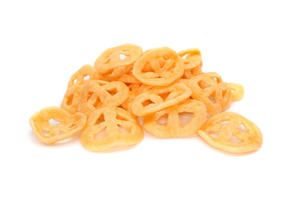 Don Turinos Duritos Wheels plated as a crunchy party snack.