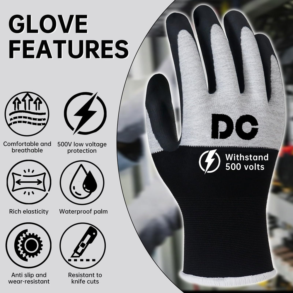 DongChu durable nylon fabric gloves built to resist wear.