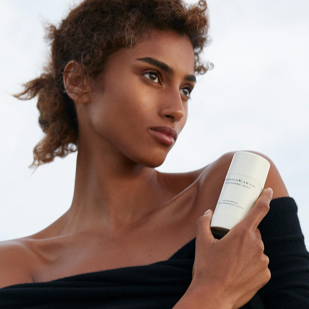 Donna Karan Cashmere Mist anti-perspirant stick underarms feel smooth.