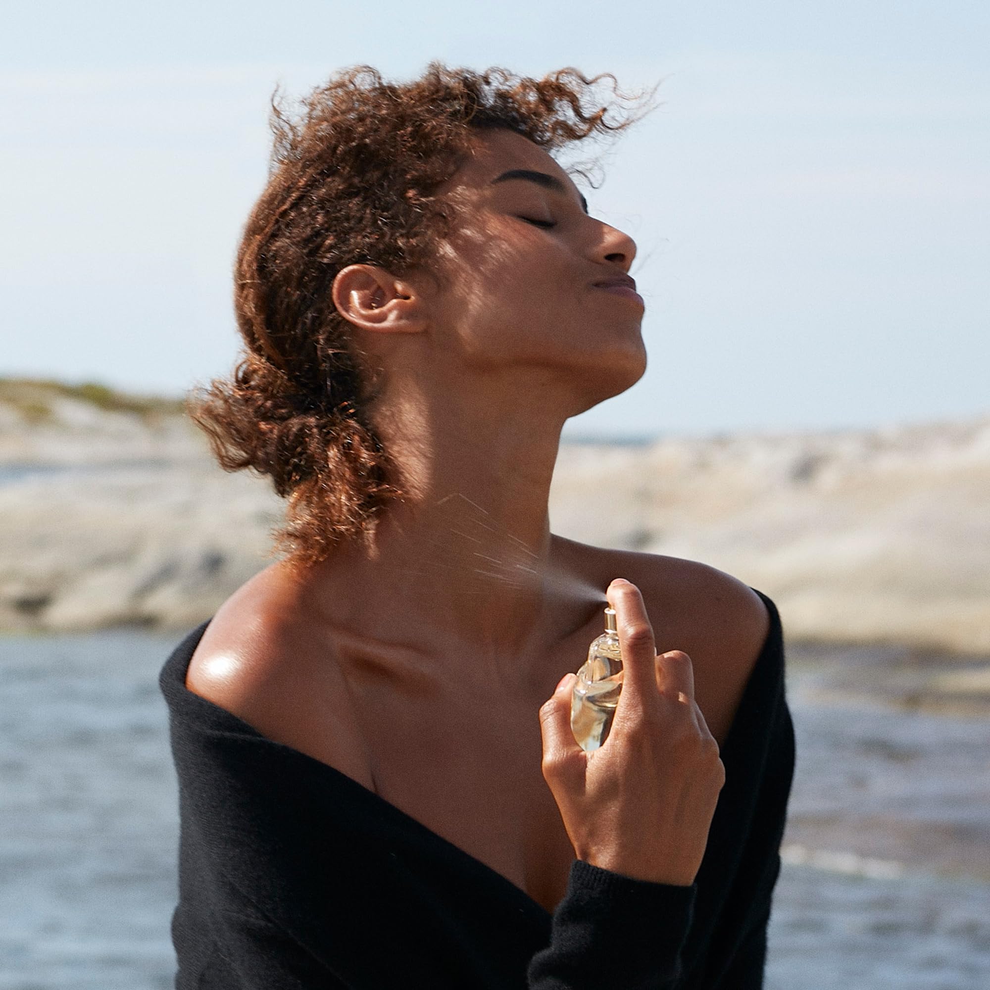 Donna Karan Cashmere Mist jasmine note evokes soft romantic mood