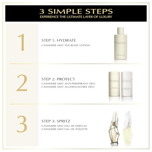Donna Karan Cashmere Mist on-skin application for lasting scent