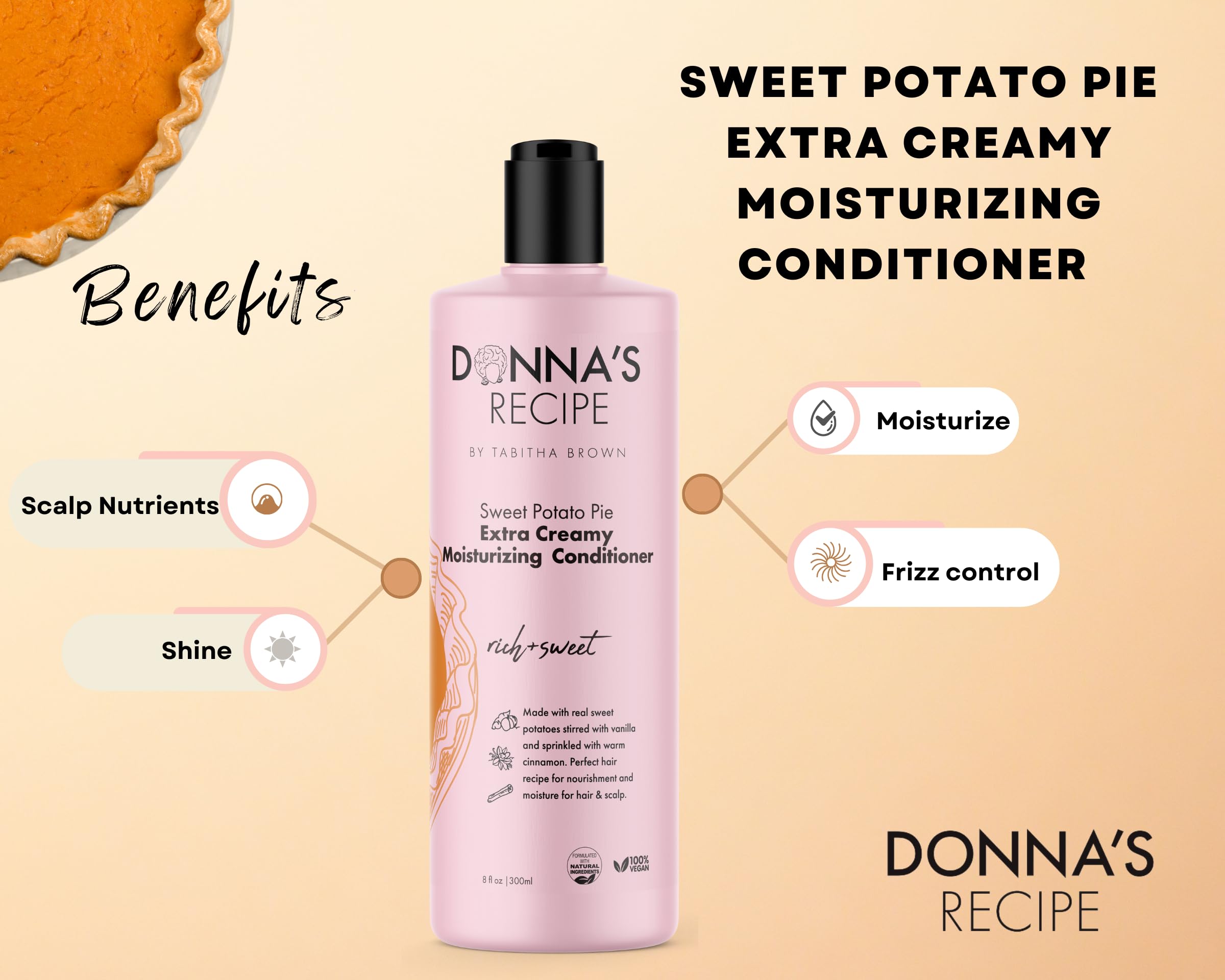 Donna's Recipe by Tabitha Brown creamy texture closeup highlights rich vegan moisture