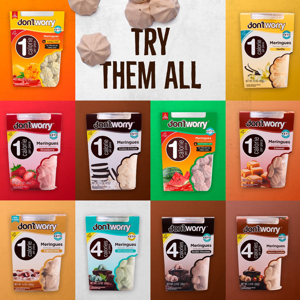 Don't Worry Meringue Gluten-Free Snacks—mindful snacking ready.