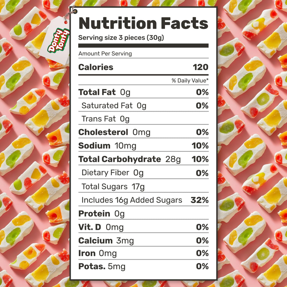 Donty-Tonty clear packaging preserves freshness and visibility