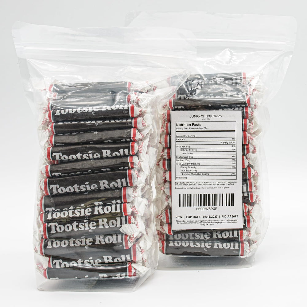Donty-Tonty Juniors Long Taffy Candy resealable bag keeps freshness
