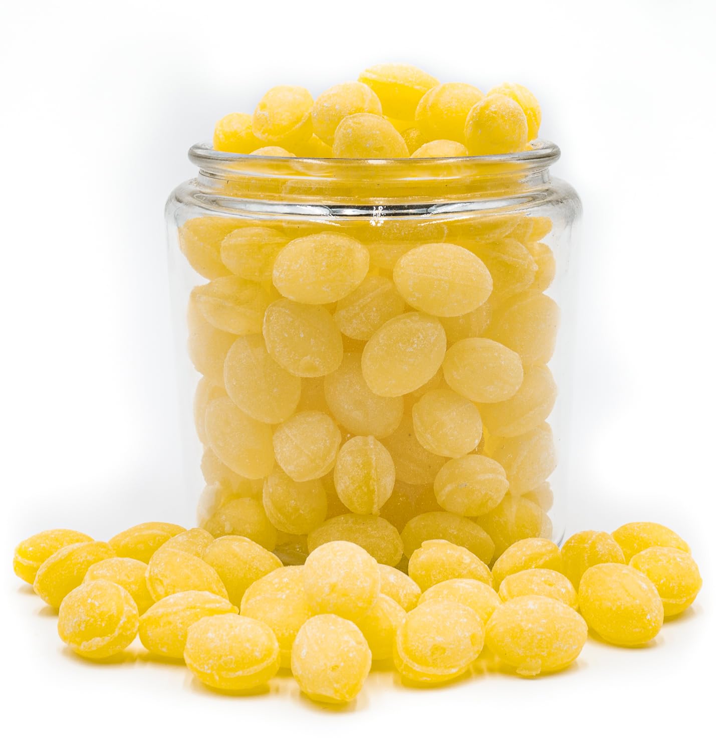 Donty-Tonty Sanded Lemon Drops sugar crystals sparkle in light for display appeal