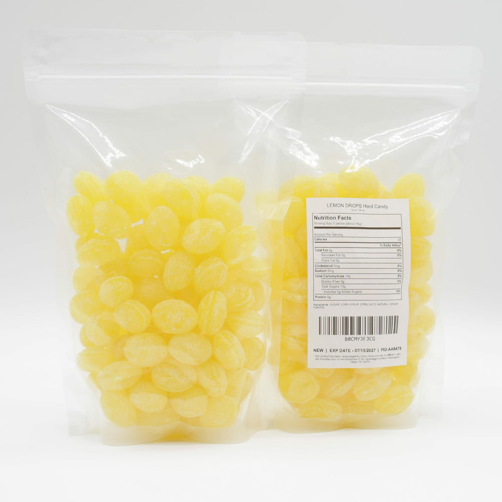 Donty-Tonty Sanded Lemon Drops stacked candies offer quick grab-and-go sweetness