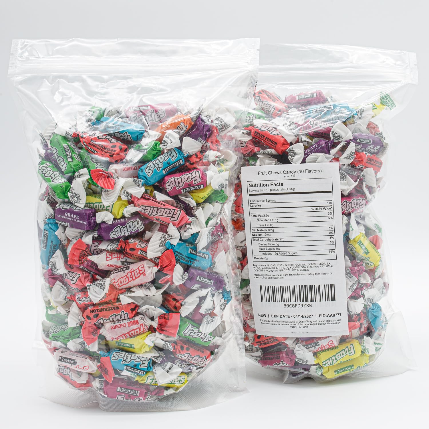 Donty-Tonty Taffy Candy individually wrapped for freshness and grab-and-go snacking