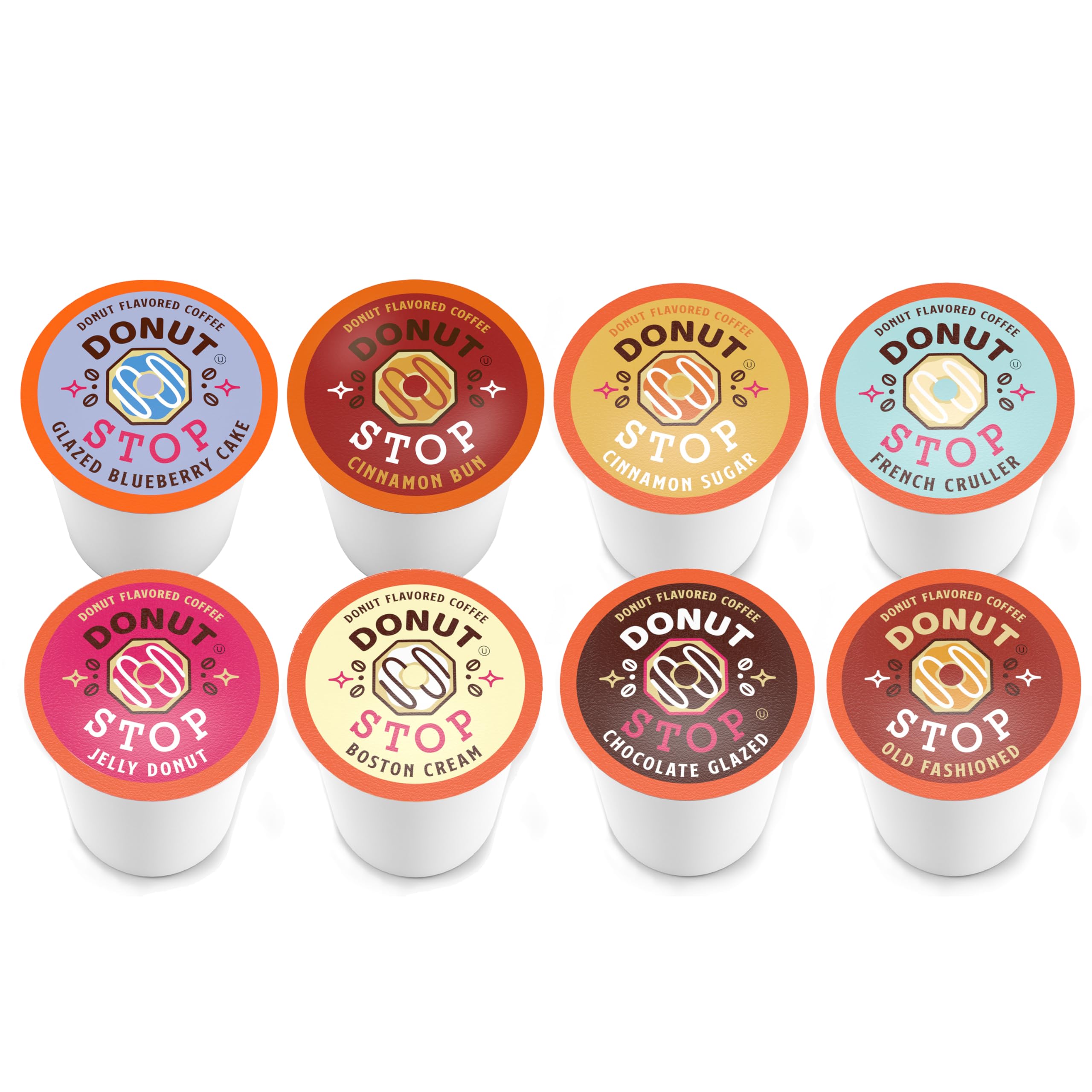 Donut Stop chocolate donut flavor pod with bold notes for dessert-like coffee