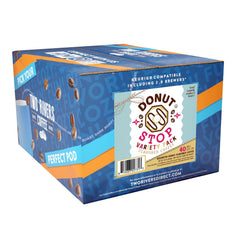 Donut Stop vanilla glazed donut pod aroma-rich brew to start your day