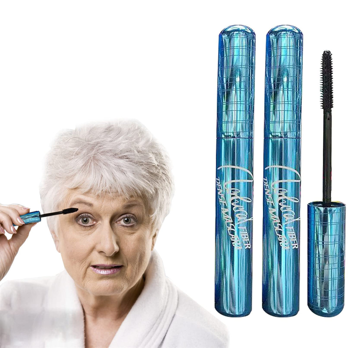 Dootdott Mascara lash-length focus creates defined lashes for mature eyes.