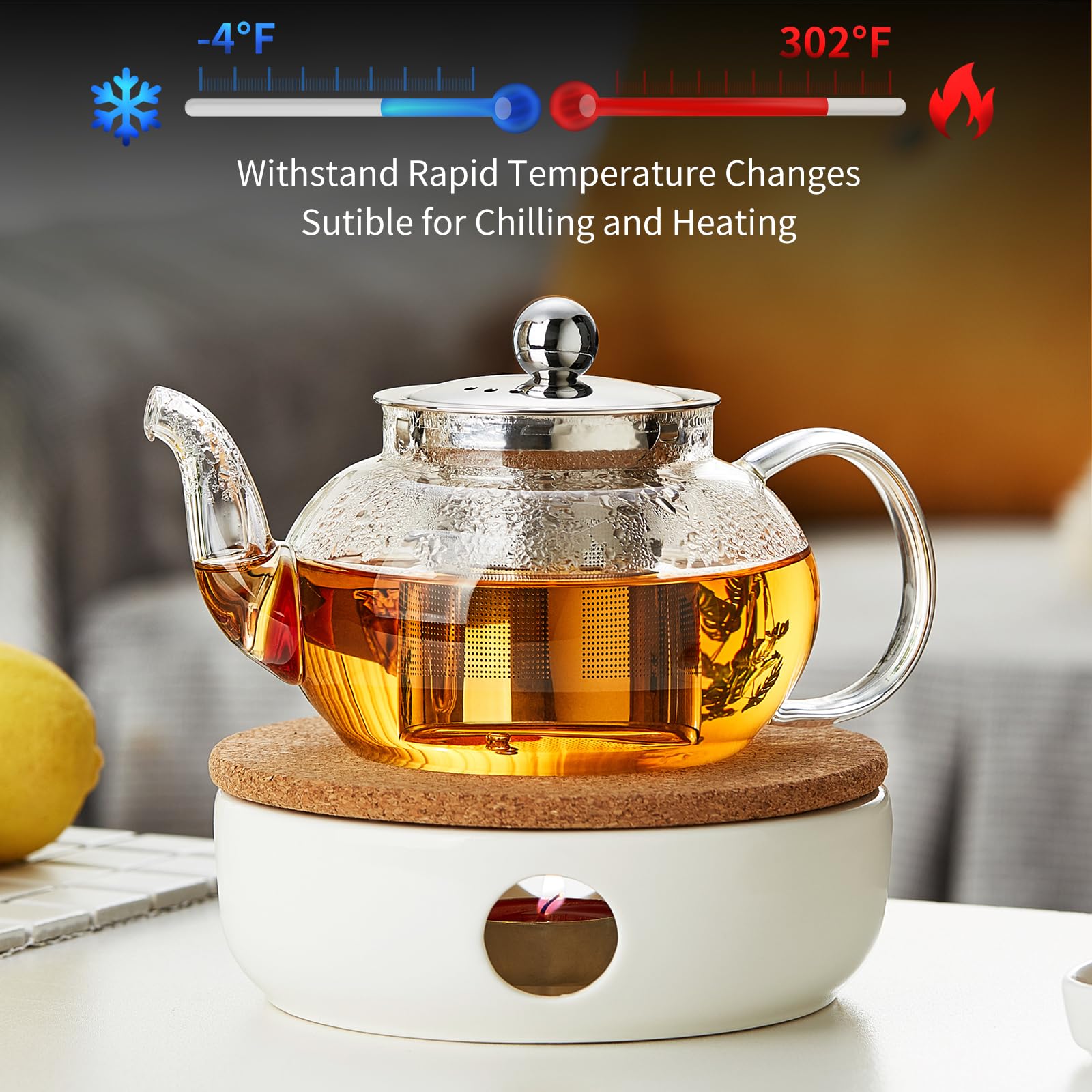 DOPUDO glass tea maker blends modern style with practical tea rituals.