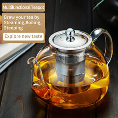 DOPUDO removable stainless steel infuser for blooming and loose leaves
