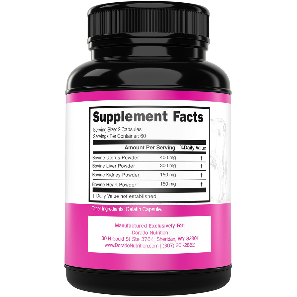 Dorado Nutrition beef organ heart: traditional nutrient blend for daily wellness routines.