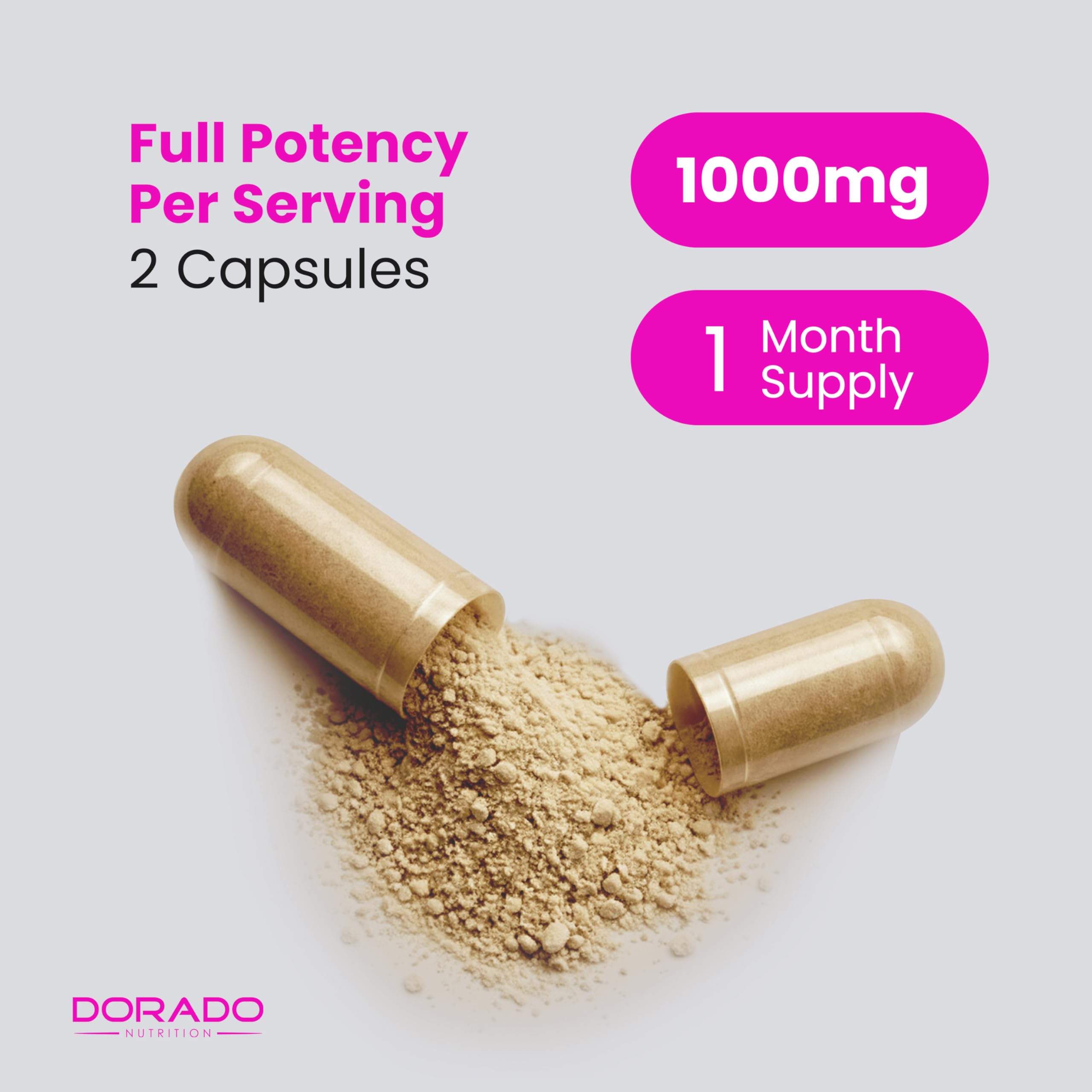 Dorado Nutrition Beef Organ Women USA-made supplement produced in GMP facilities.