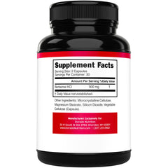 Closeup of Dorado Nutrition Berberine capsules highlighting vegan purity.