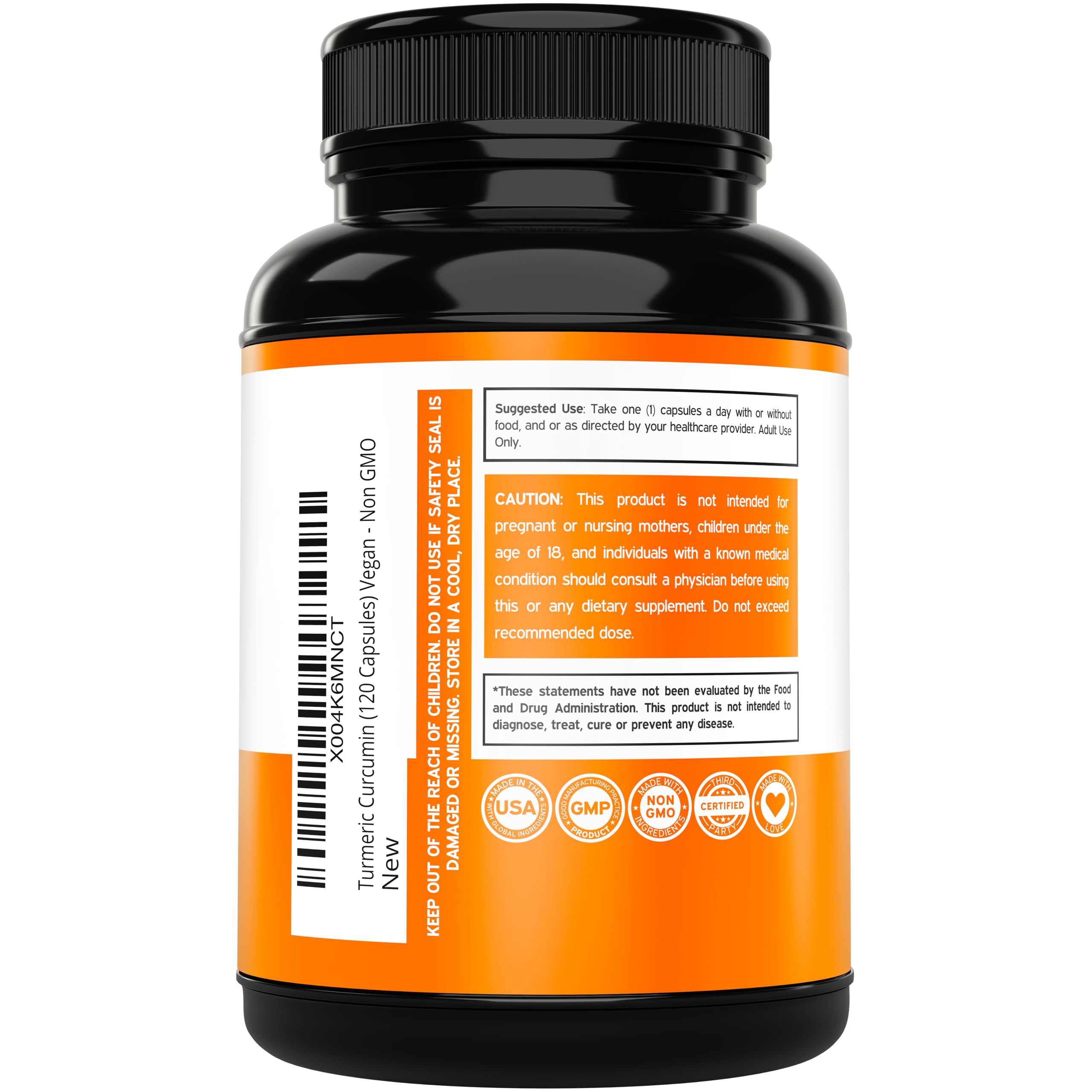 Dorado Nutrition black pepper extract bottle to boost absorption