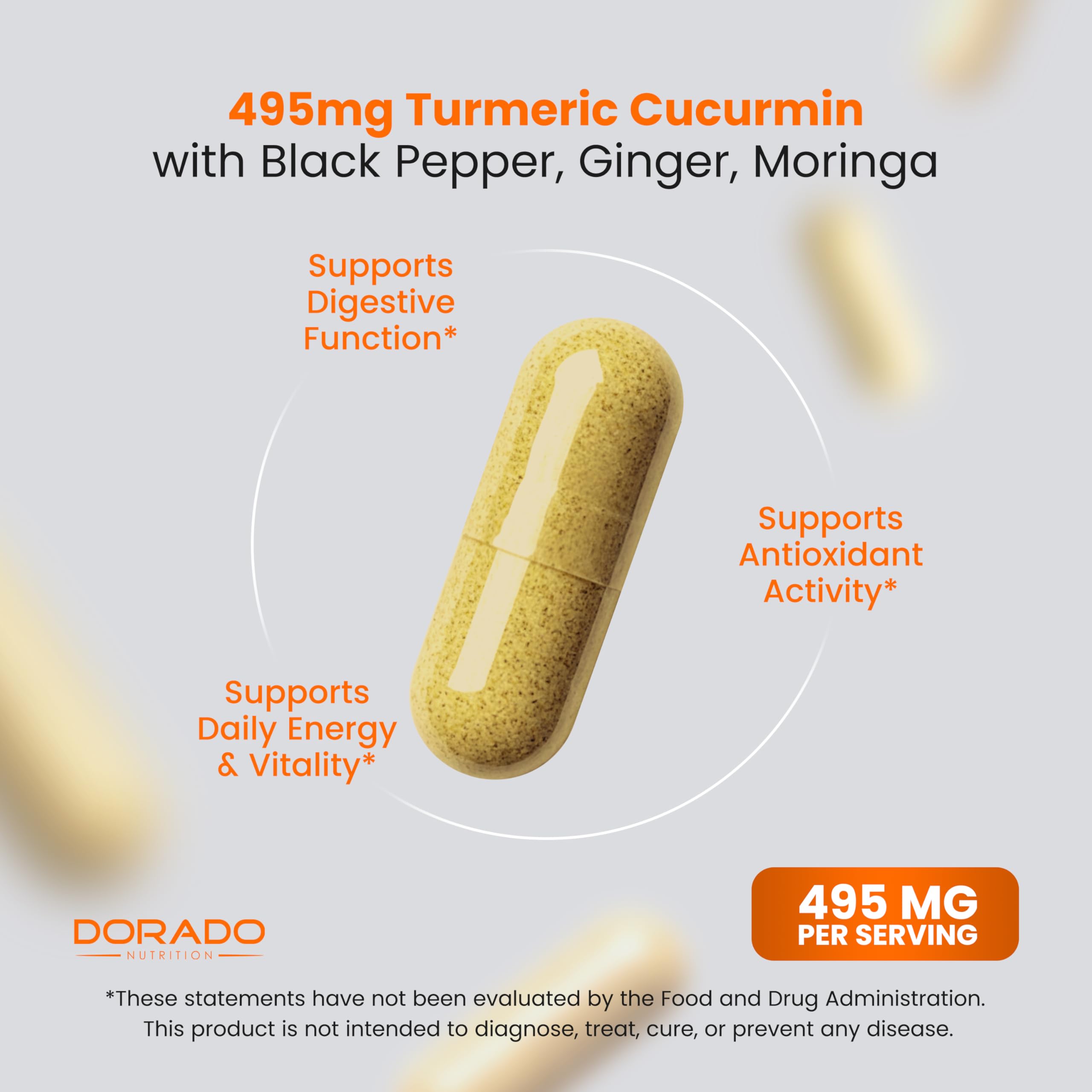 Dorado Nutrition ginger root detail signaling warm, earthy flavor