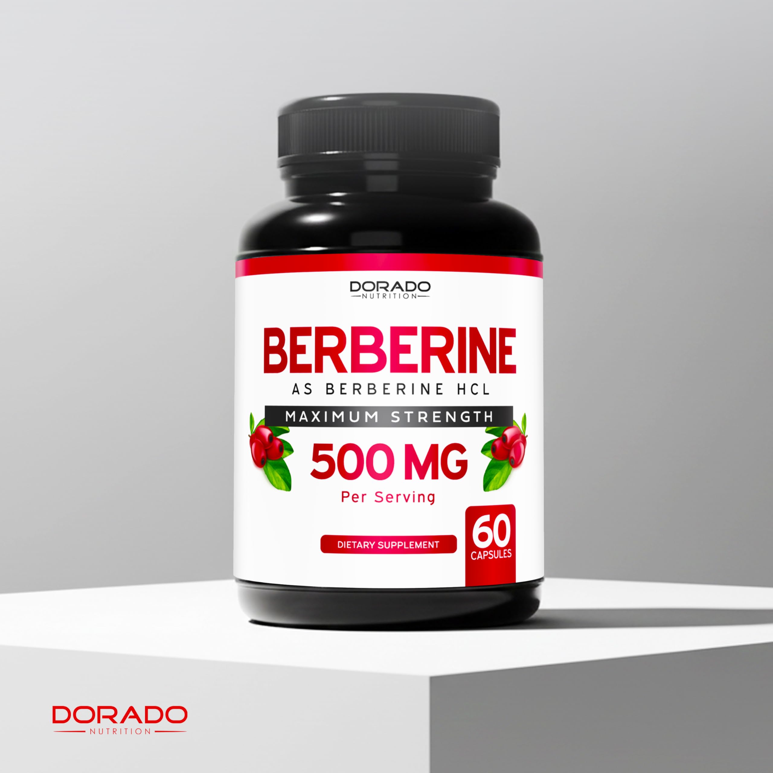 DORADO NUTRITION GMP-certified facility seal on packaging.