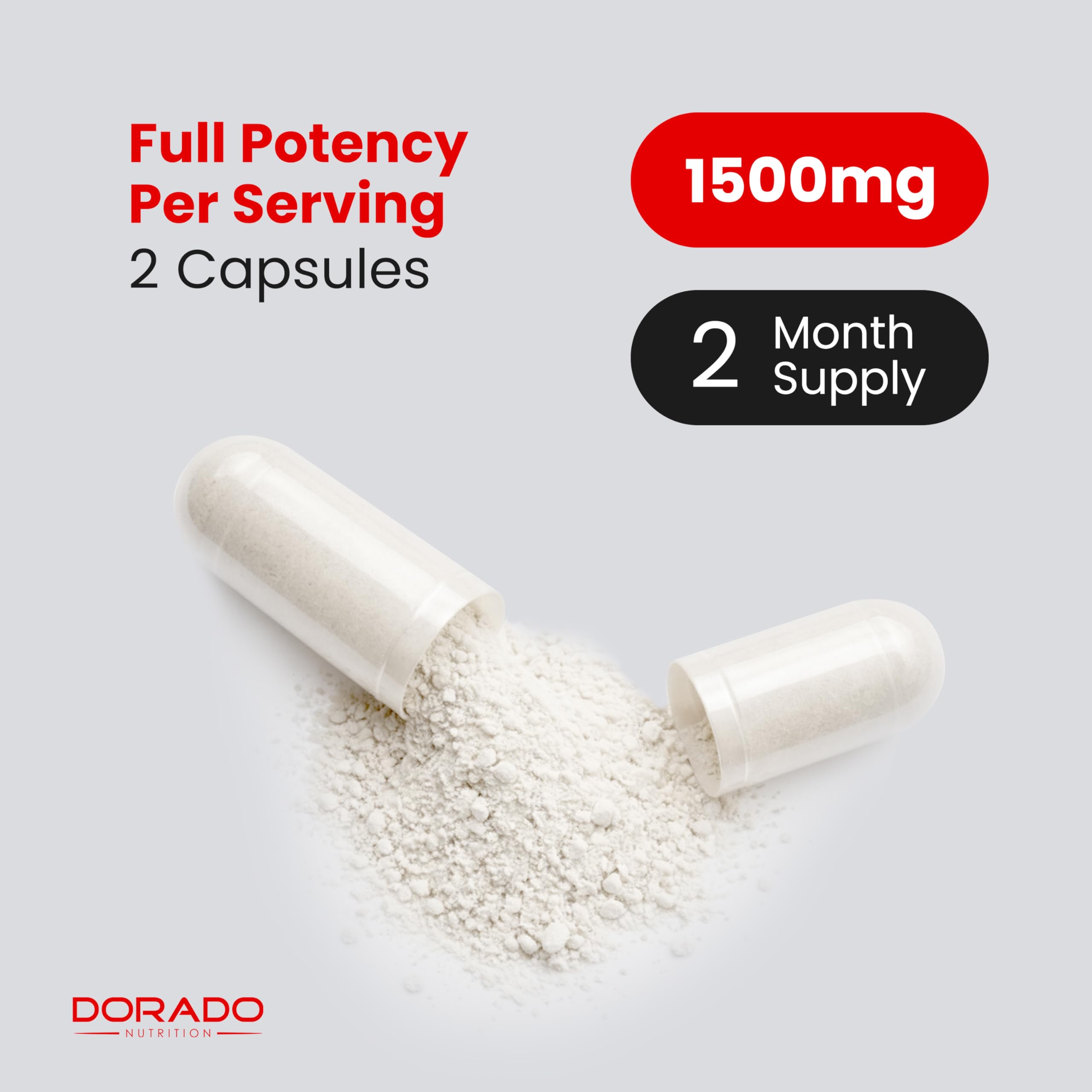 DORADO NUTRITION branding on product packaging.