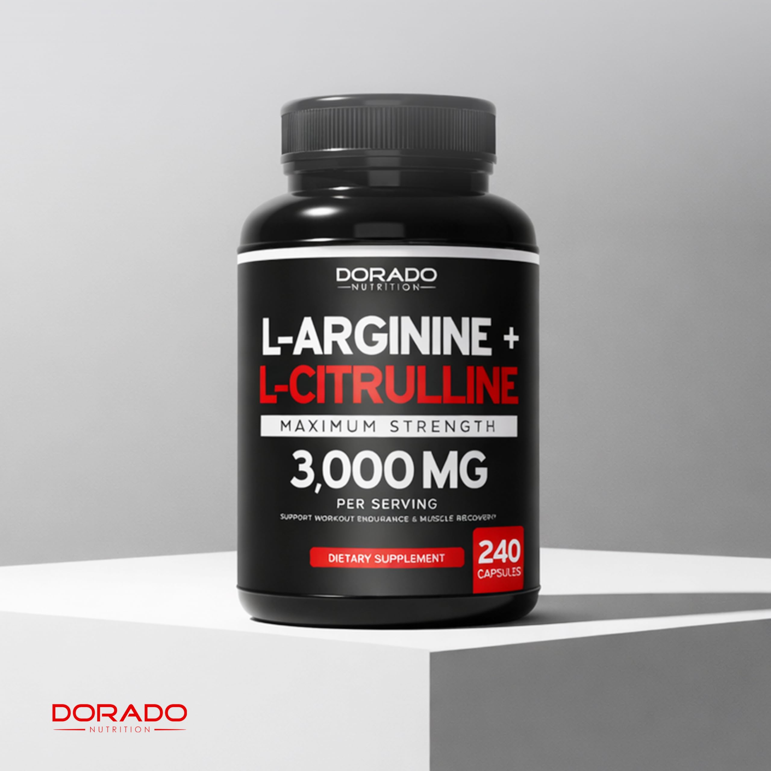 Dorado Nutrition icons emphasize USA-made GMP-certified quality.