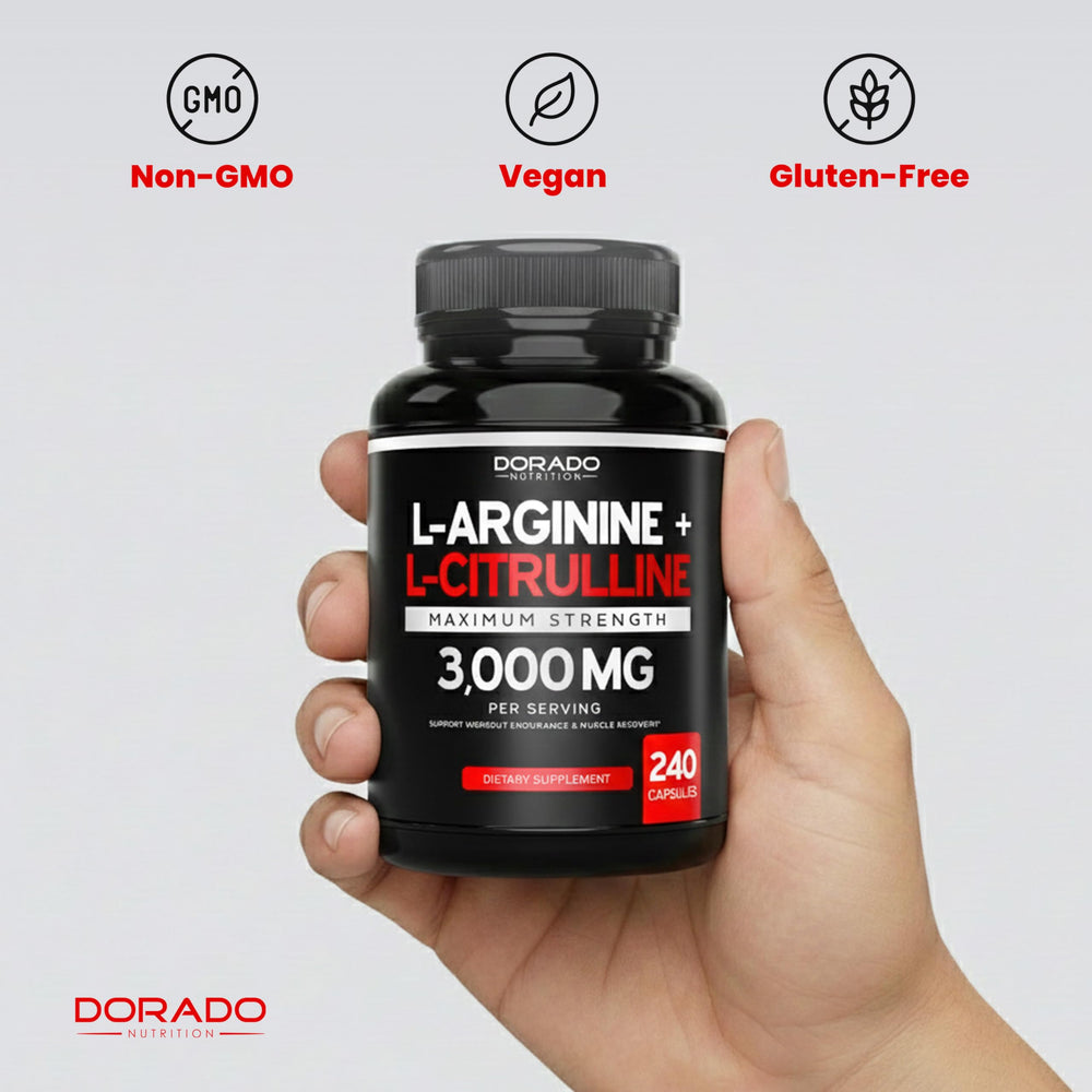 Dorado Nutrition vegan gluten-free capsules ideal for plant-based users.