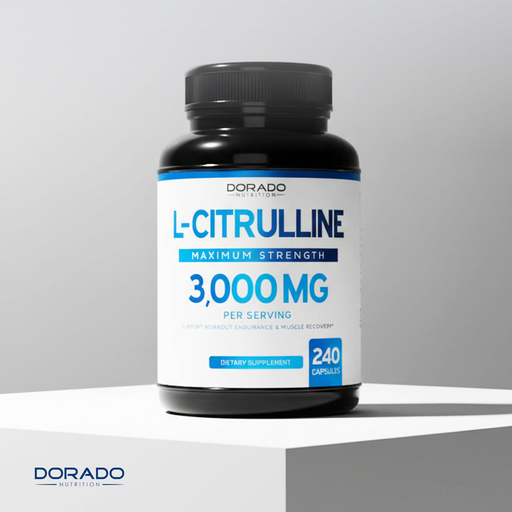 DORADO NUTRITION L Citrulline USA factory image emphasizes American-made manufacturing.