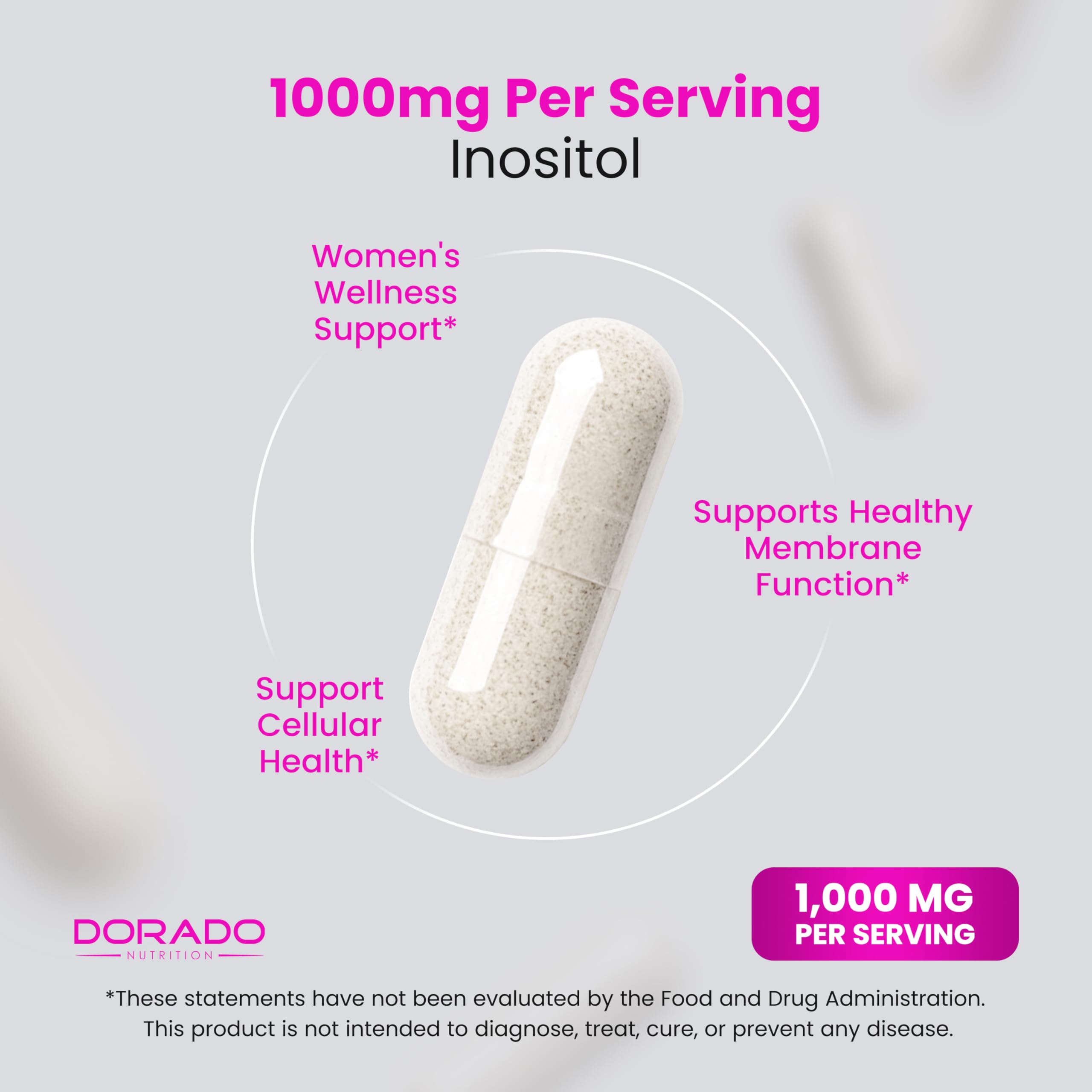 Serving spoon beside bottle shows easy one-capsule daily dose.