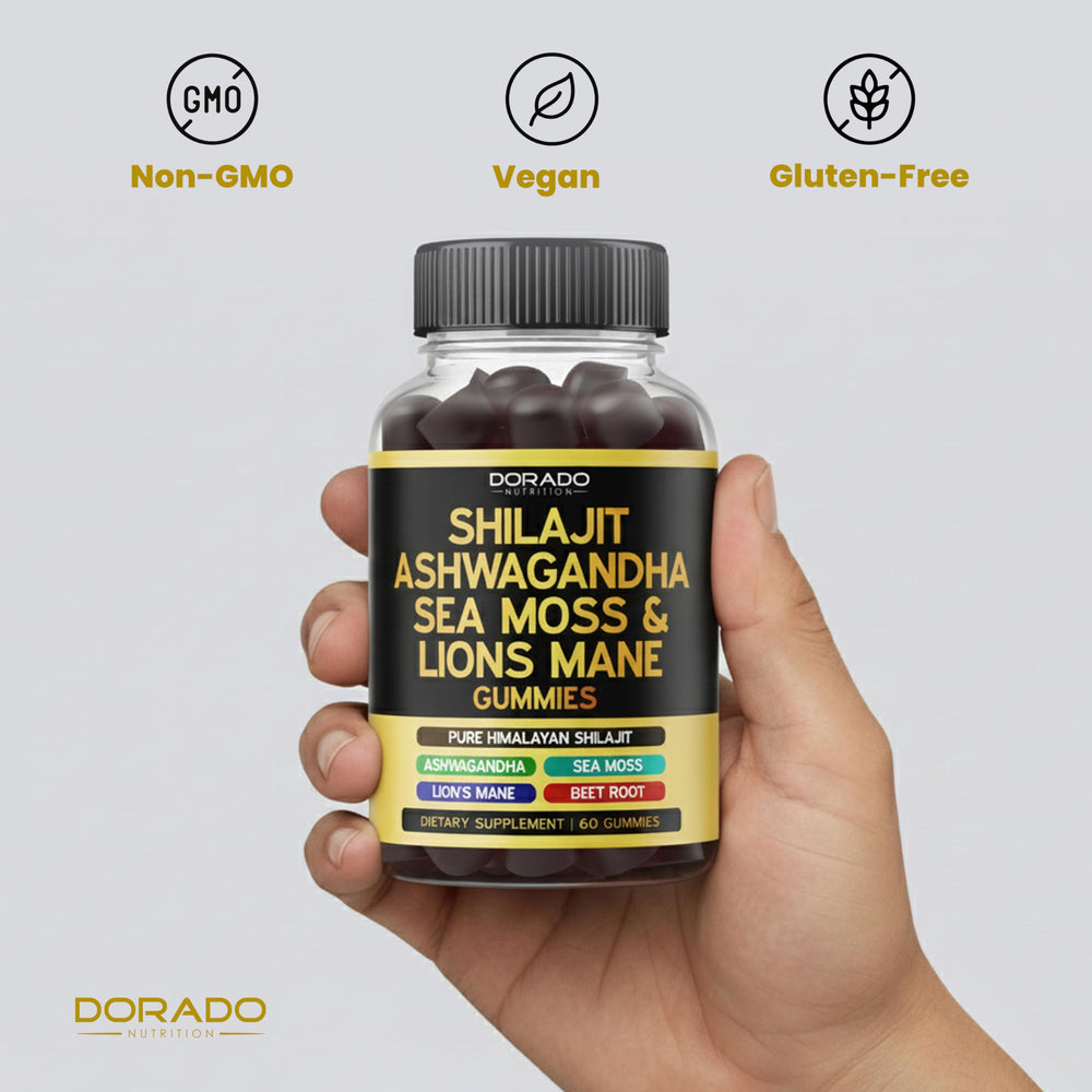 Dorado Nutrition Shilajit Gummies third-party tested seal signals purity and potency.