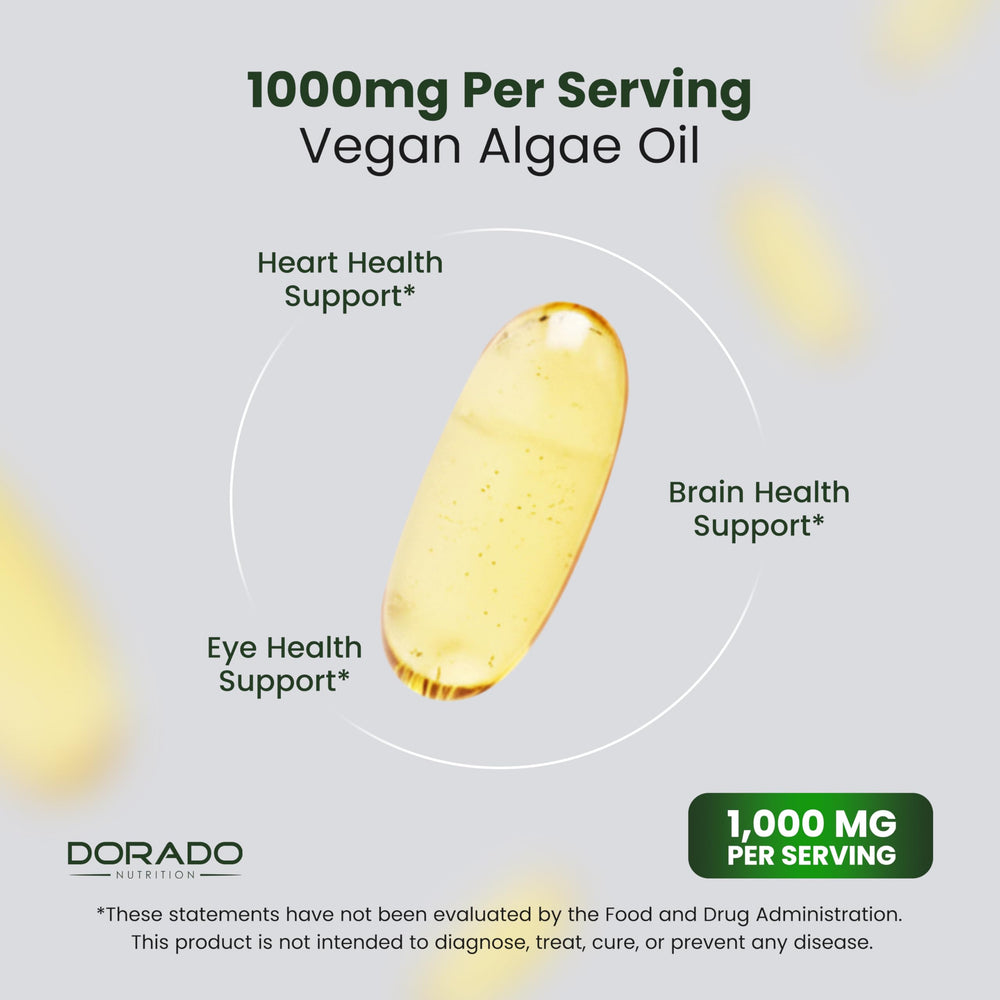 Dorado Nutrition bottle back with ingredients and certification information
