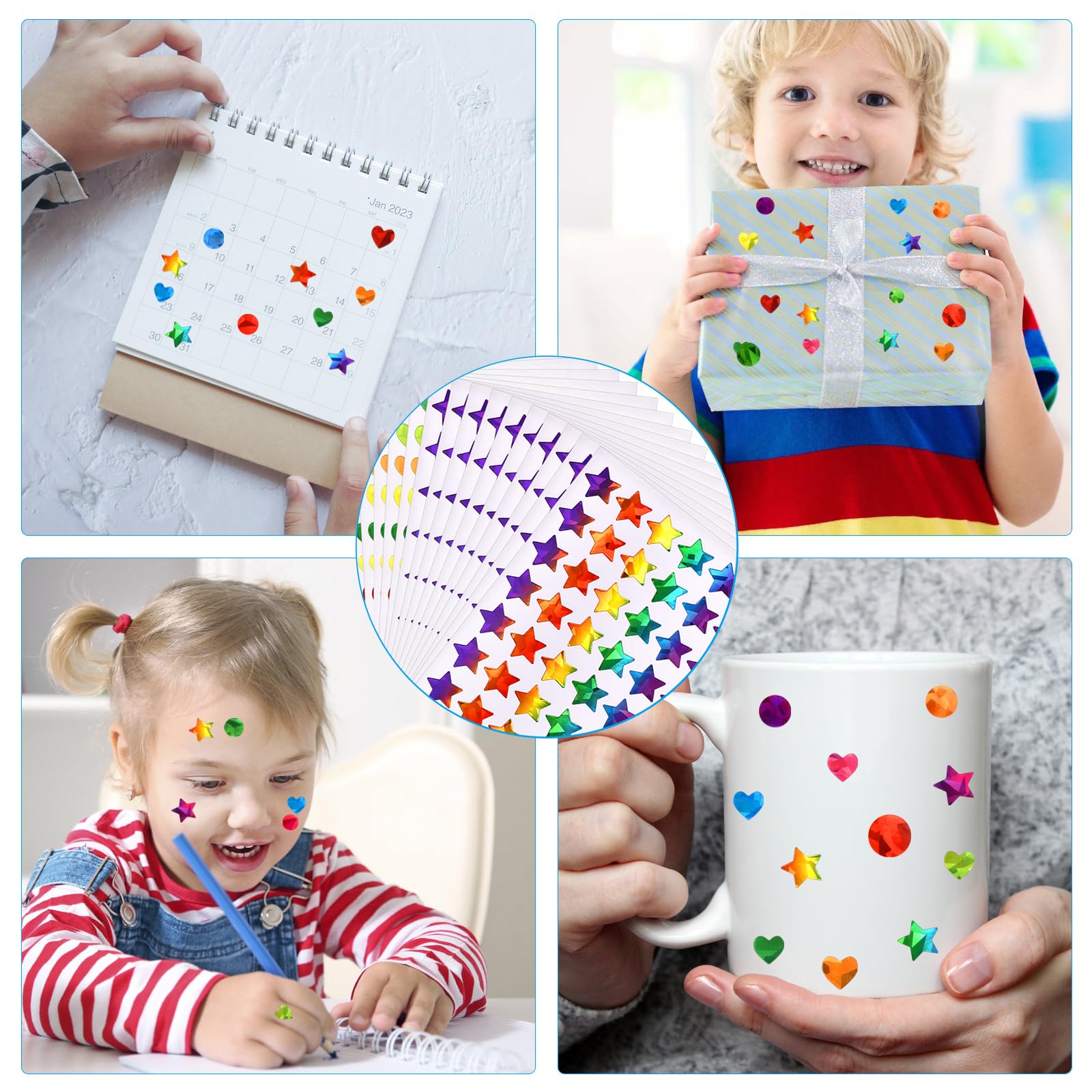 Dorbetar kids crafts stickers spark creativity in projects.