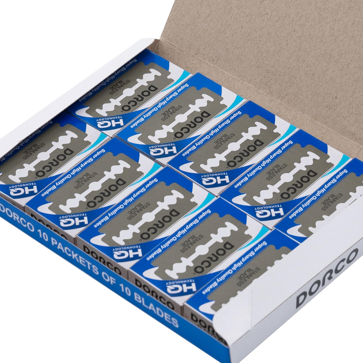 Dorco ST300 Platinum Extra blades 100-count box highlighting value and consistency
