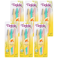 Dorco Tinkle dermaplaning tool 18ct set for precise facial hair removal