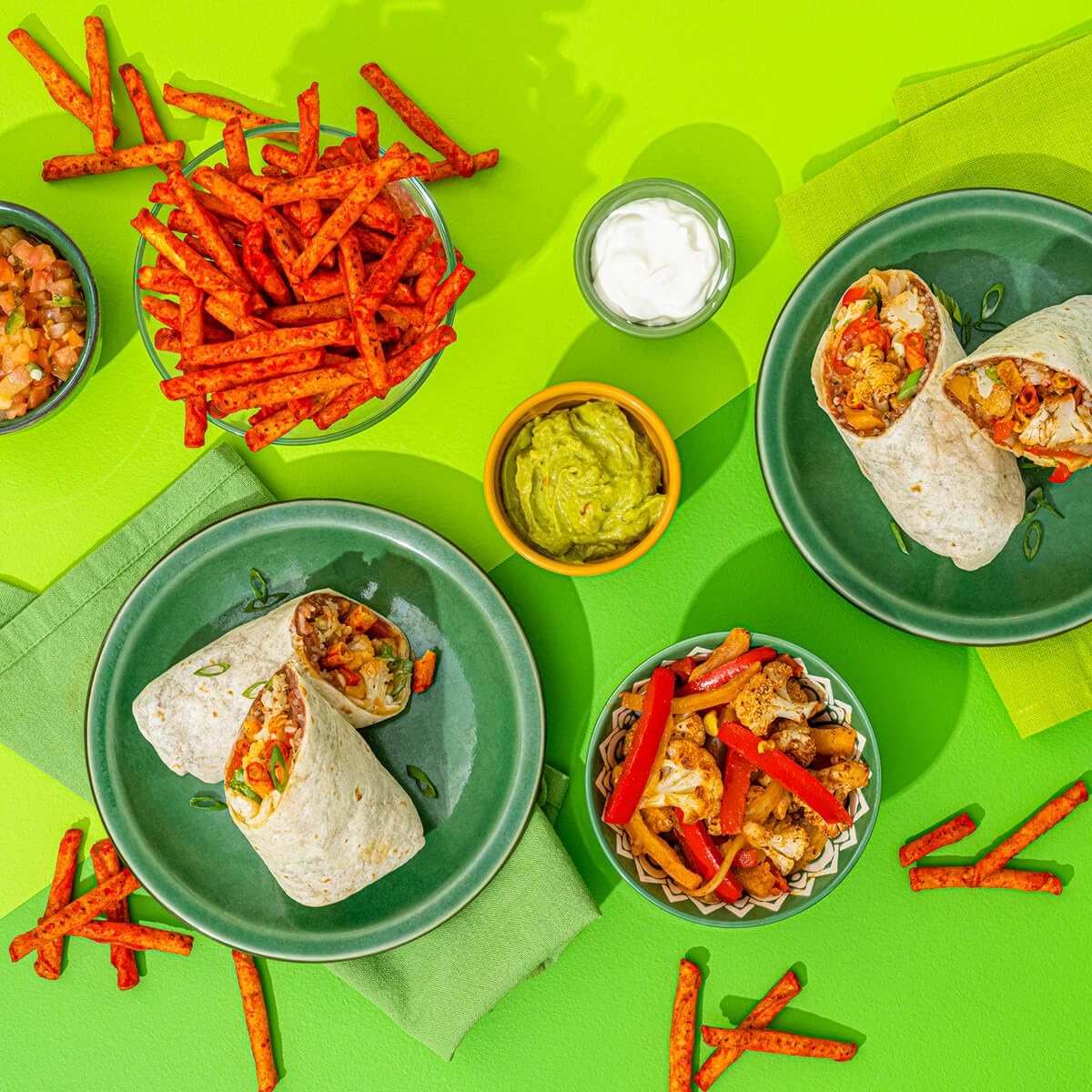 Doritos assorted flavor platters invite easy sharing and tasting
