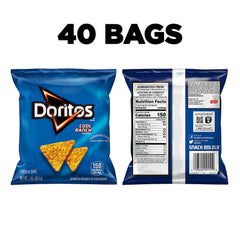 Close-up of Doritos Cool Ranch crunch highlighting bold flavor