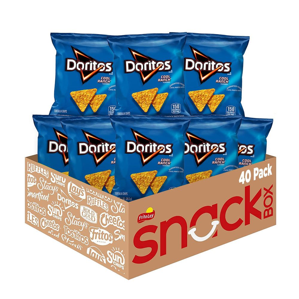 Doritos Cool Ranch 40-pack bags ready for sharing at parties